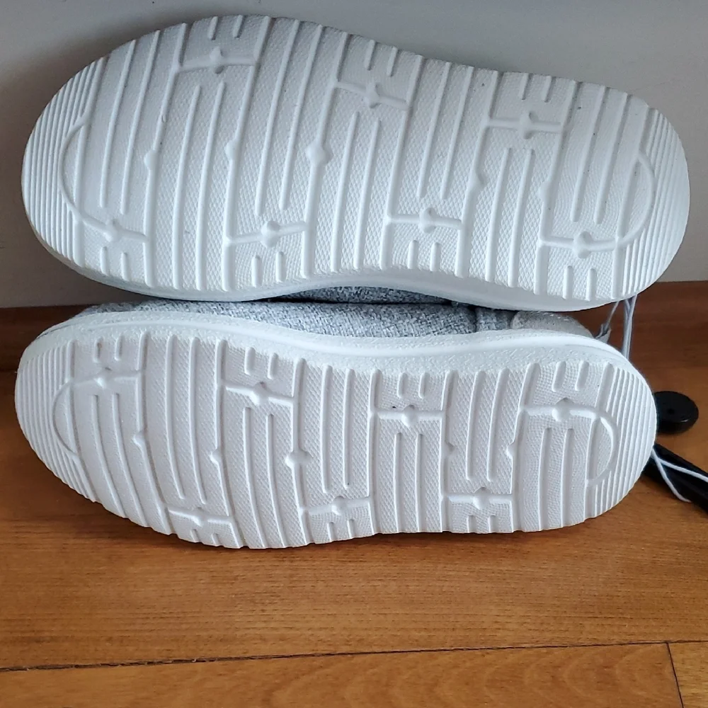 Boys Falls Creek Gray Rusher Slip On Moccasins Casual Loafers Size 10 12 1 3 NWT